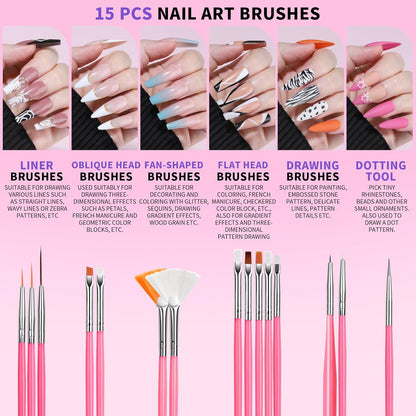 Nail Art Tools, Nail Design Tools, Nail Art Brushes, Nail Brushes for Nail Art, Nail Art Kit, Nail Stand, Nail Holder for Painting Nails, Nail Dotting Tool, Nail Art Palette, Nail Tools