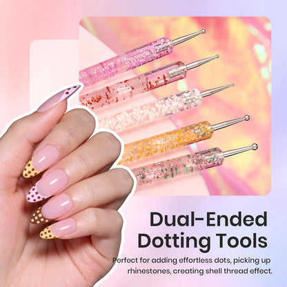 Beetles 31Pcs Nail Art Brushes, Nail Art Pens, Dotting Tools, Dust Brush