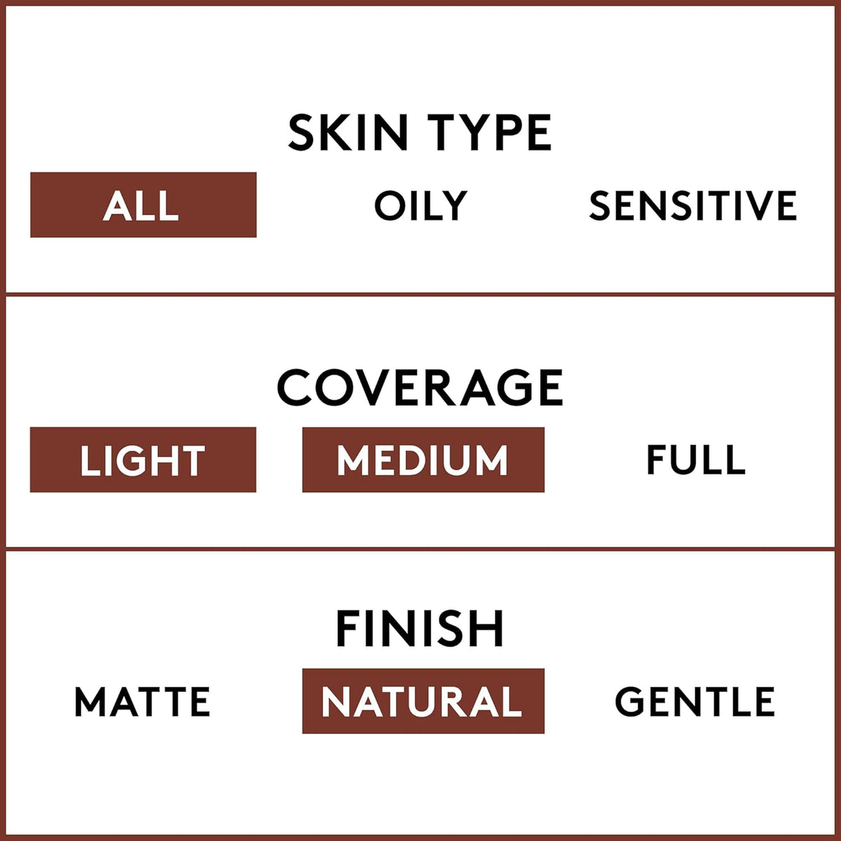 , Clean Makeup Foundation, Natural Beige, 1 Oz, 1 Count (Packaging May Vary)